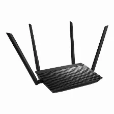 Router Asus Gigabit Rt-ac1200 V2, Doble Banda 2.4ghz 300mbps, 5ghz 867mbps, 4xlan, 4 Antenas